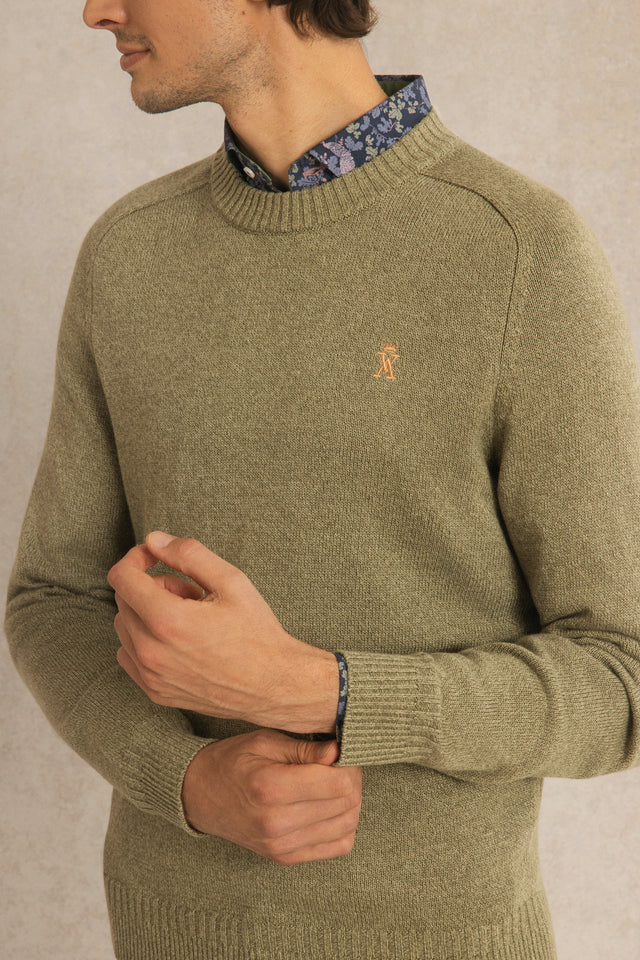 Pull Cold Rond Fil BiColore - Image principale