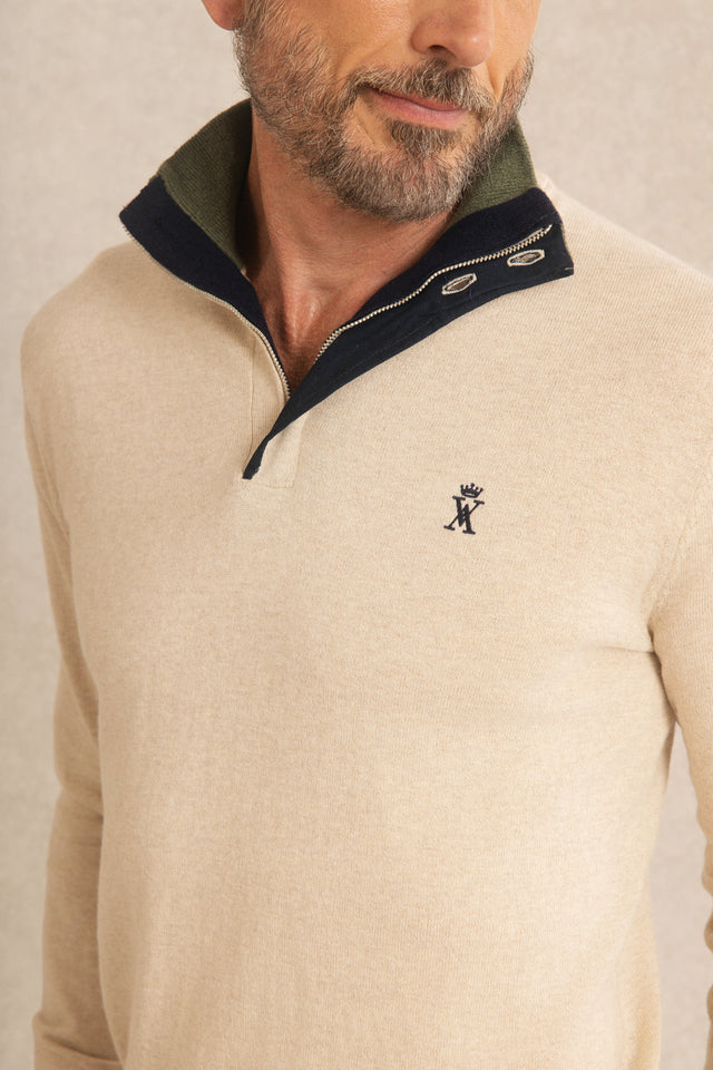 Pull Demi Zippé - Image principale