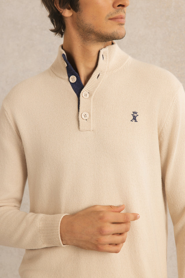 Pull à Col Boutonné - Image principale