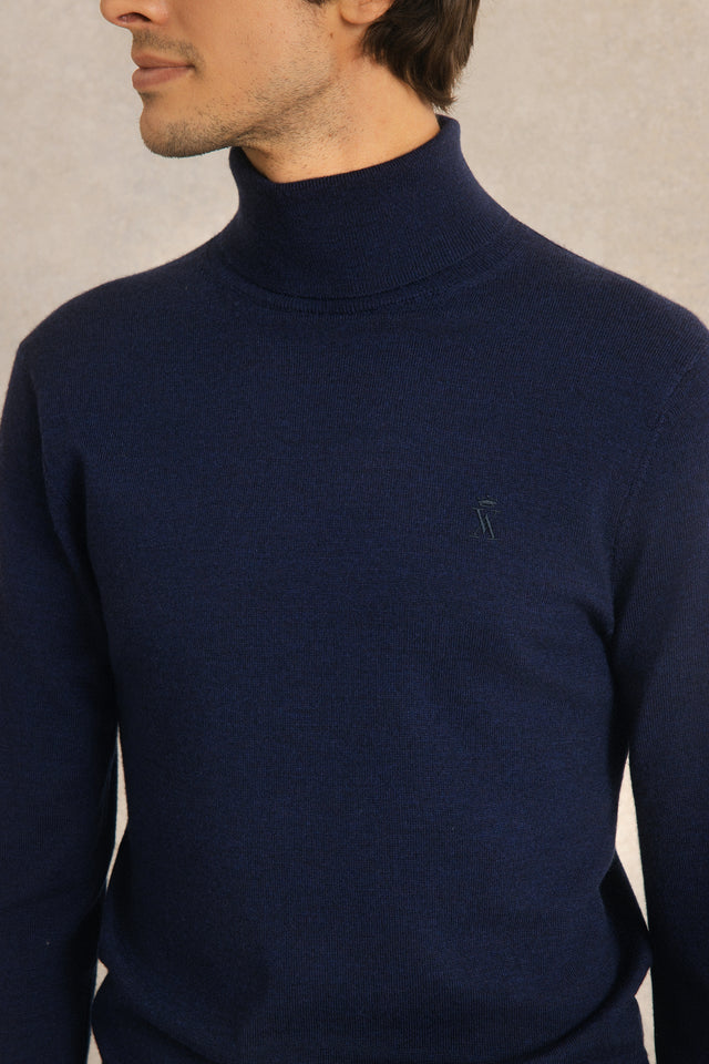 Pull Col Roulé 100% Laine - Image principale