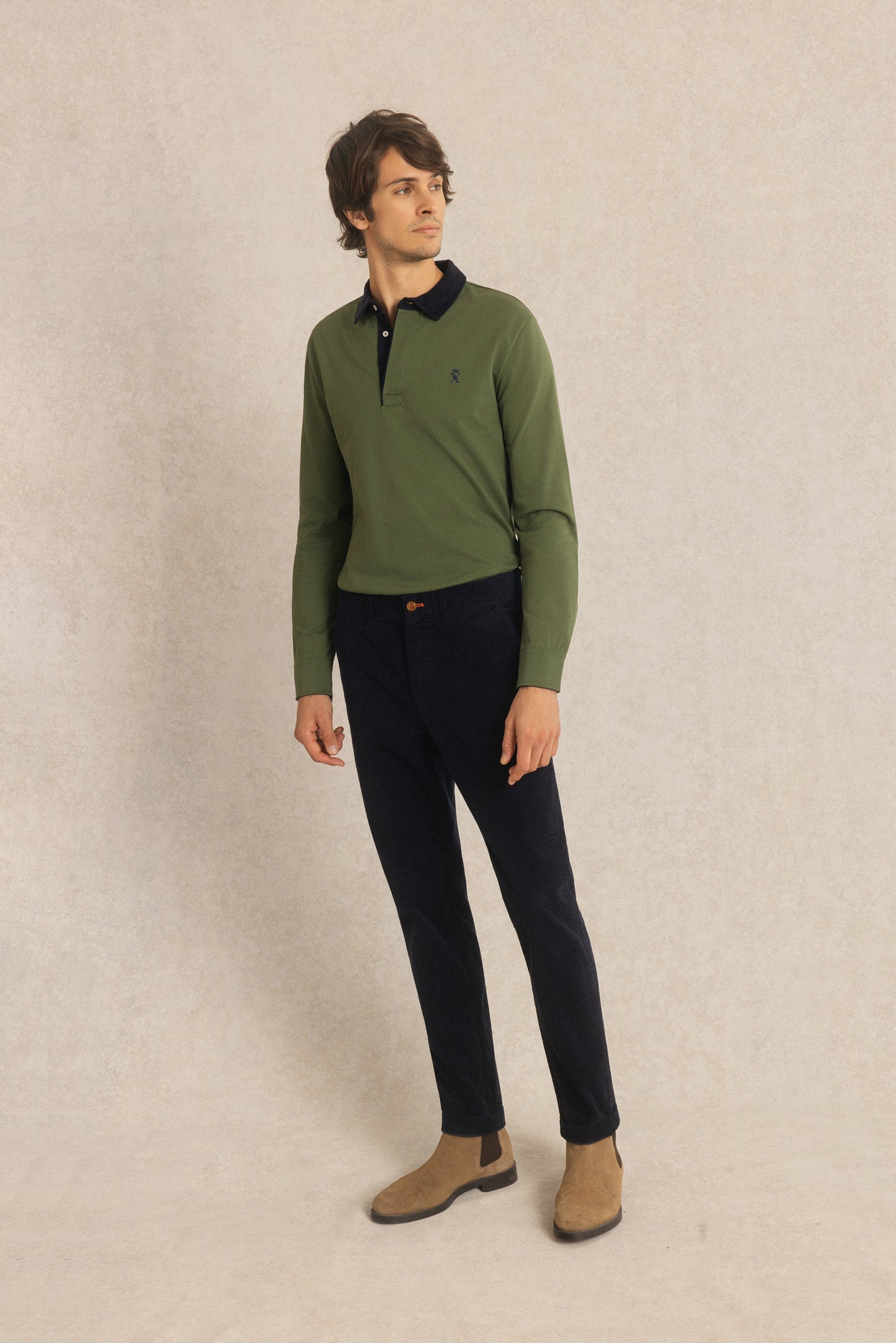Pantalon en Velours Côtelé