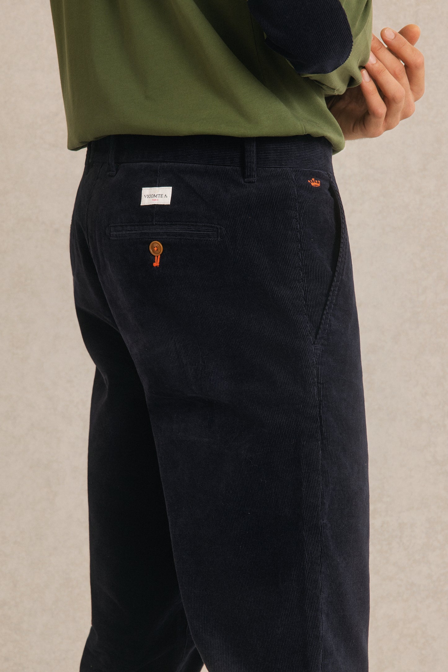 Pantalon en Velours Côtelé