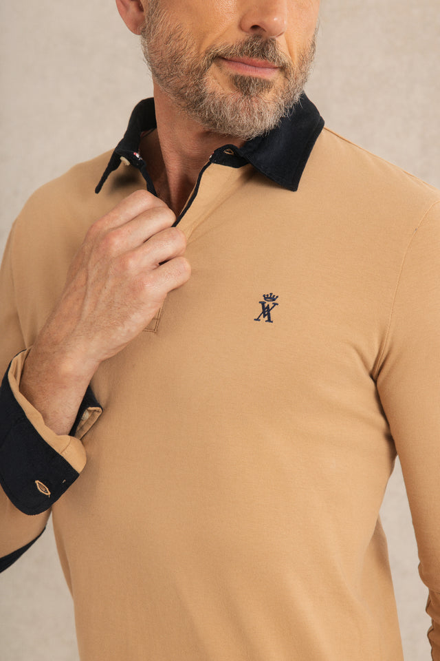 Polo à Détails Velours - Image principale