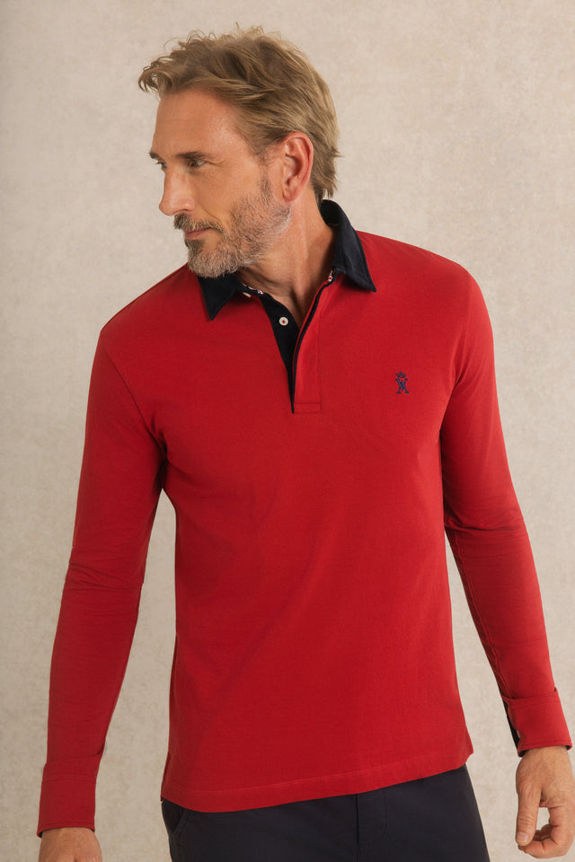 Polo à Détails Velours - Image principale