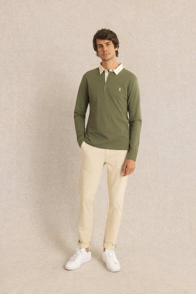 Polo à Détails Velours - Image principale