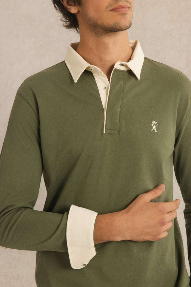 Polo à Détails Velours - Image principale