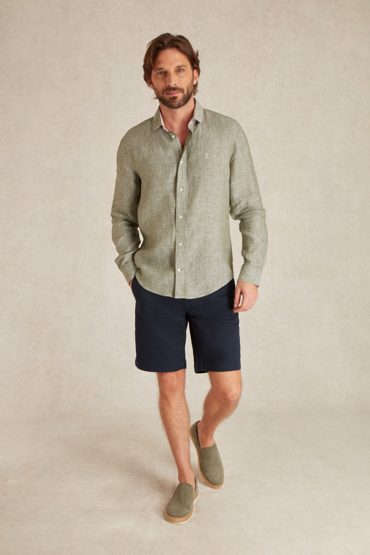 Chemise Slim en Lin
