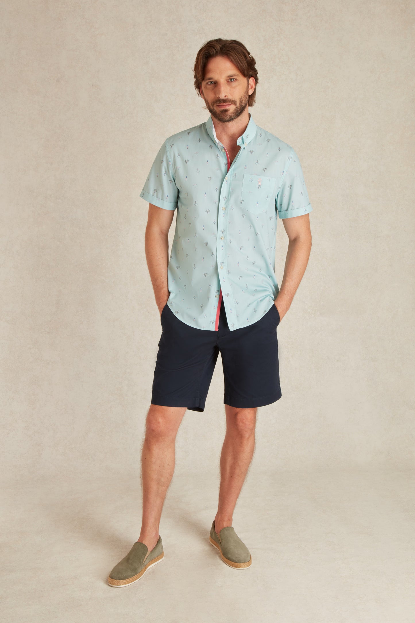 Chemise Manches Courtes à Imprimé