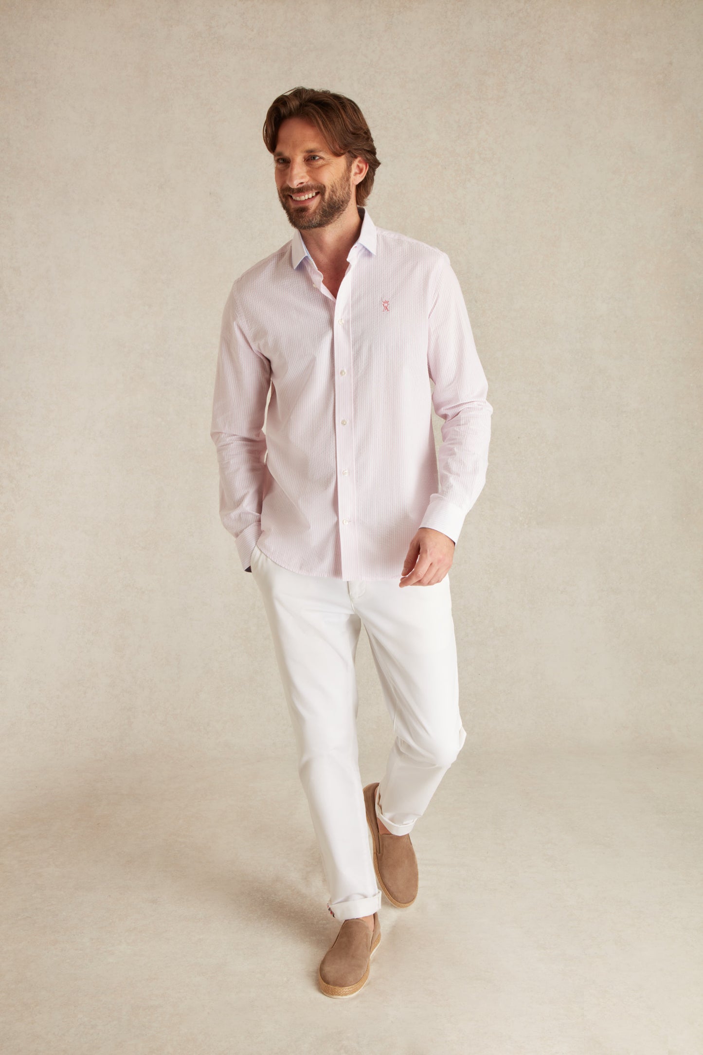 Chemise Regular Texturée