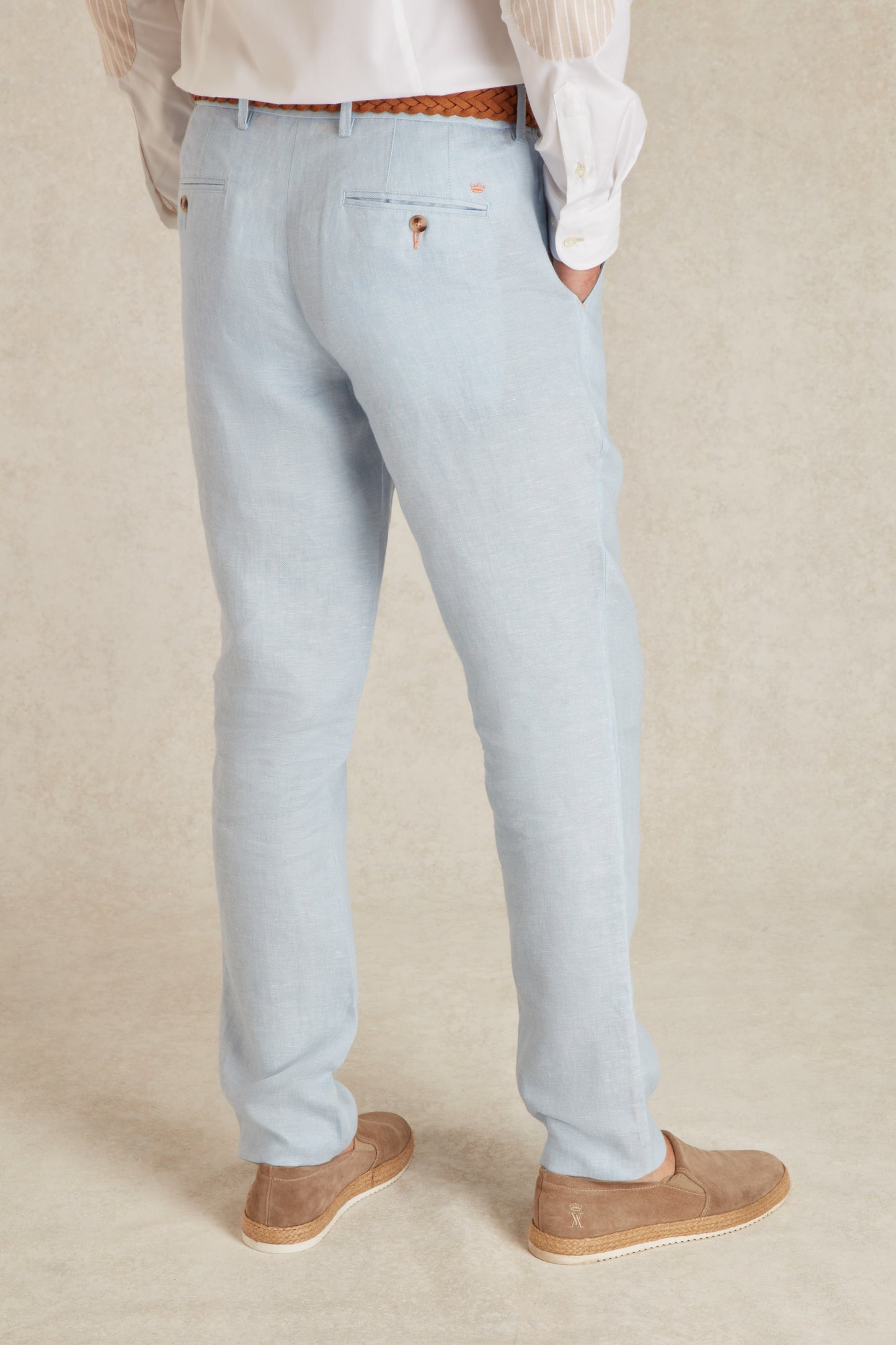 Pantalon en Lin Uni