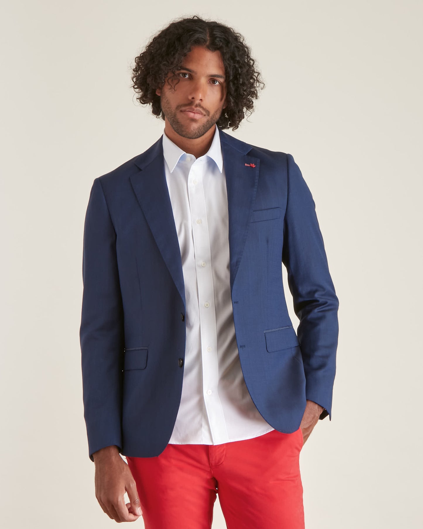 Blazer en Laine Texturé