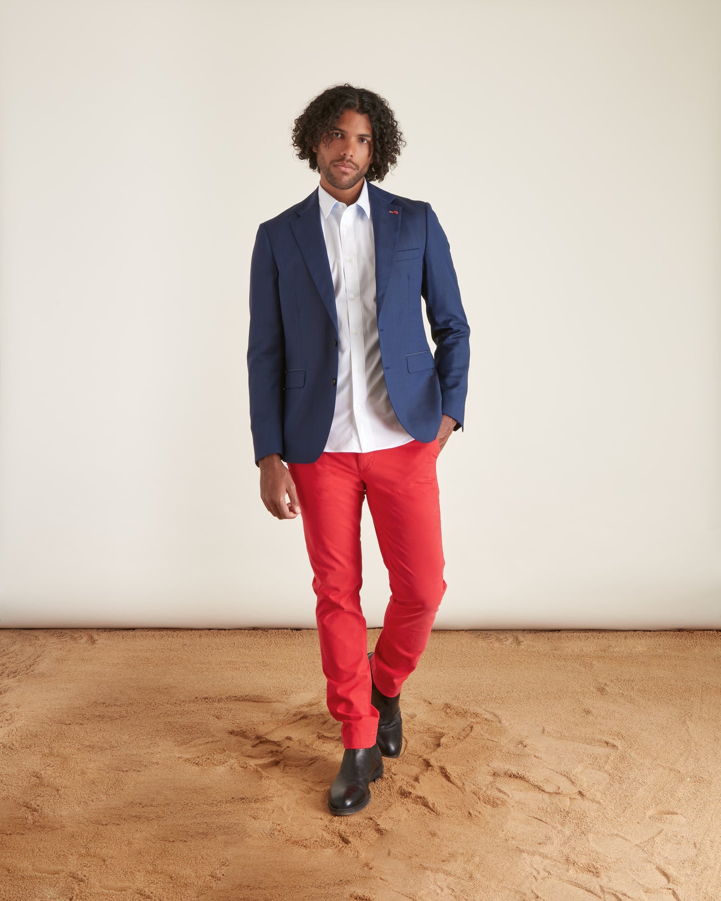 Blazer en Laine Texturé