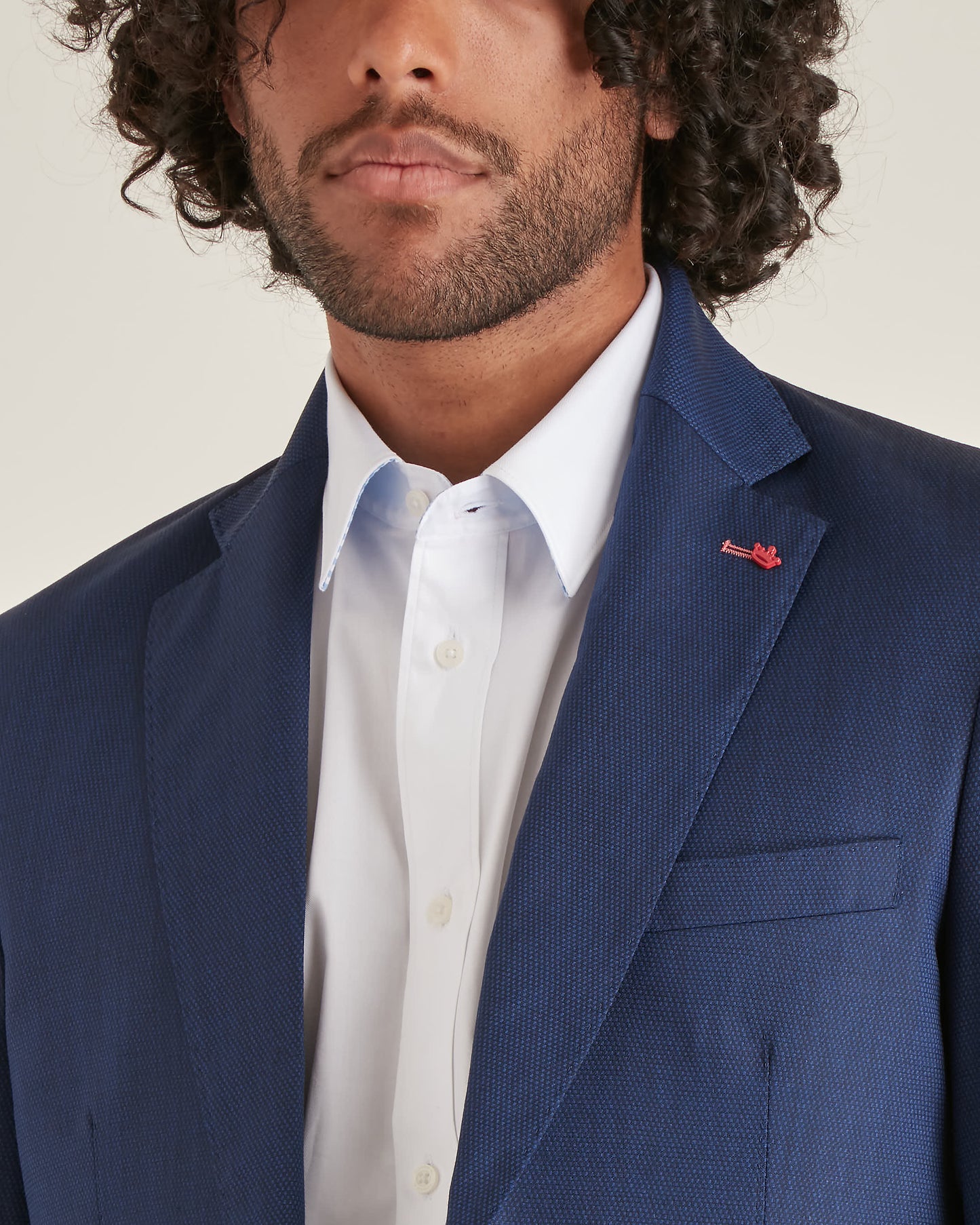 Blazer en Laine Texturé