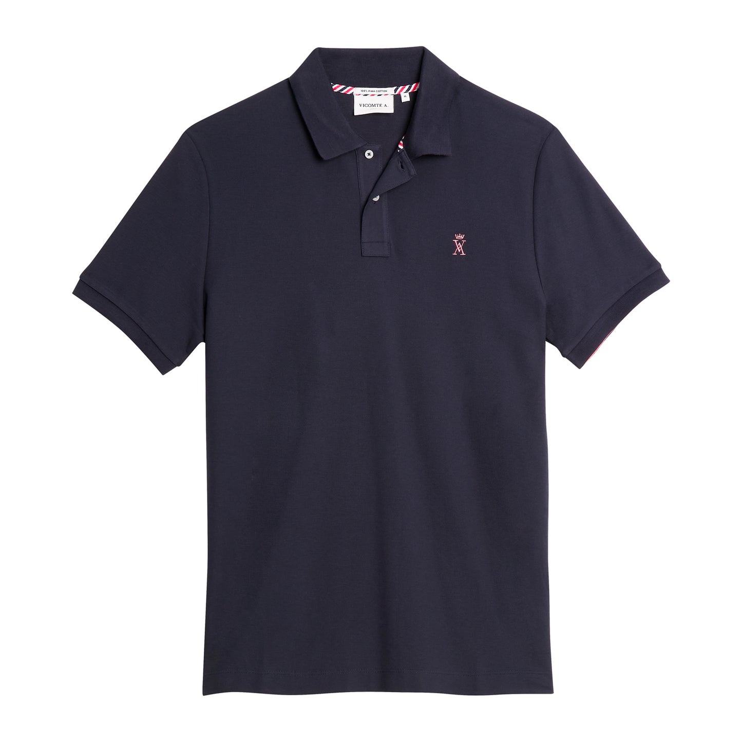 Polo homme Pablo bleu marine coton Pima Vicomte A