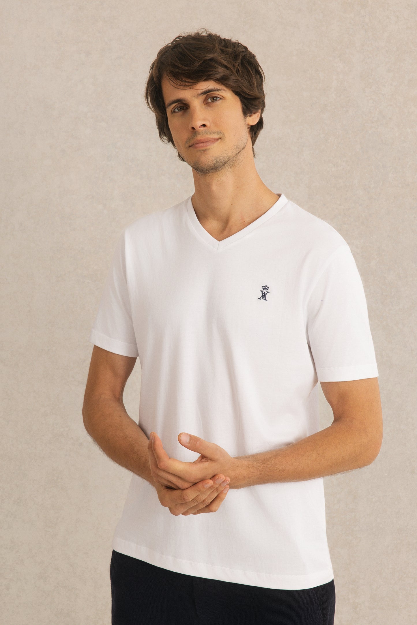 T-shirt à Col V