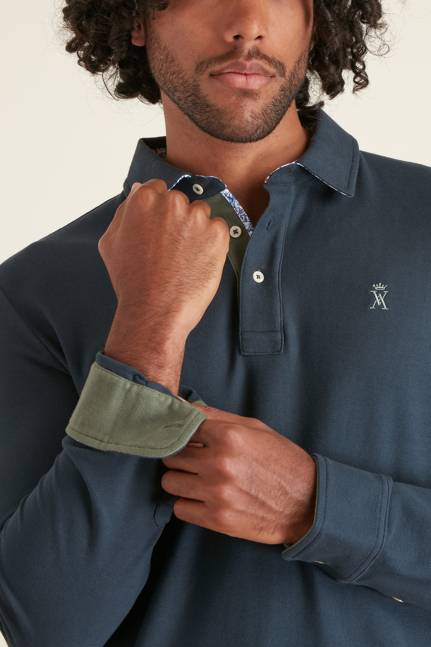 Polo à Détails Contrastés