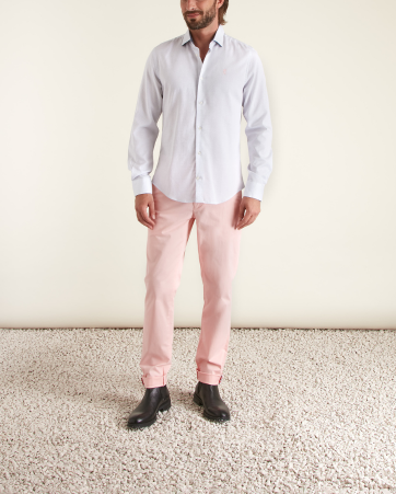 Chemise Slim à Micro Pois