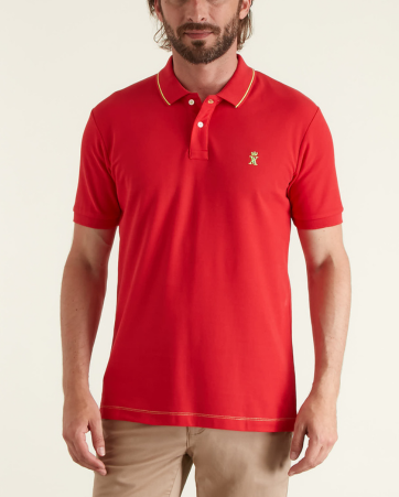 Polo à Détails Fluo