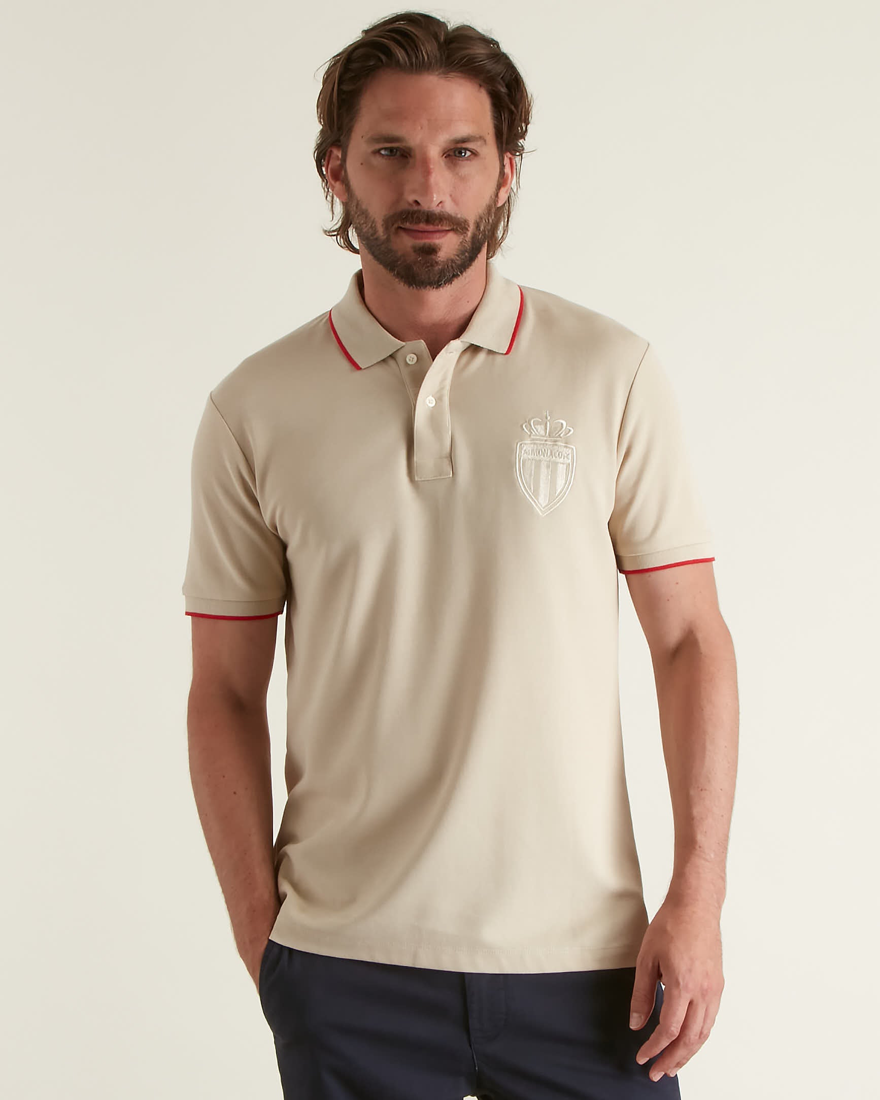 Polo Manches Polo Vicomte Arthur Homme Polo Édition AS Monaco Pour