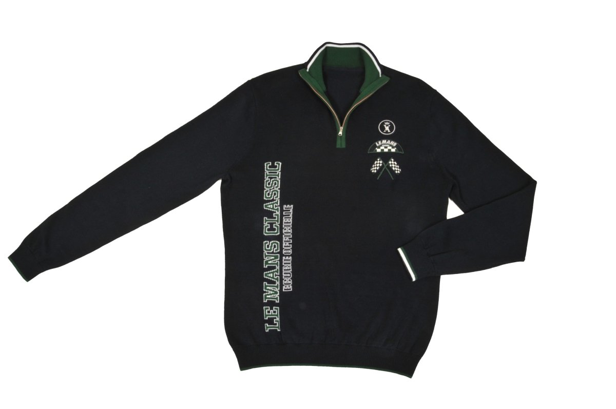 Pull Homme KADILLAC LMC x Vicomte A. - Bleu marine - Vicomte A