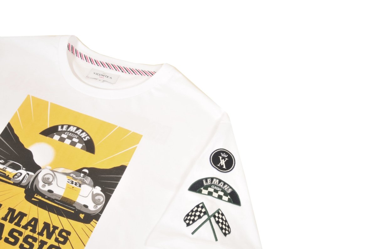 Tshirt Femme TRYOMPHA Vicomte A. x LMC - Blanc - Vicomte A