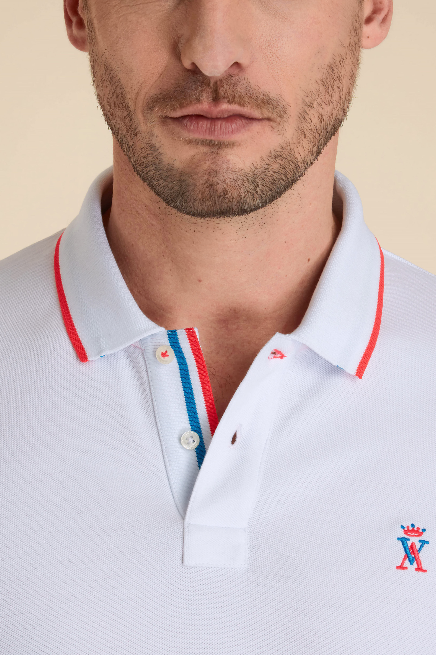 Polo à Détails Fluo