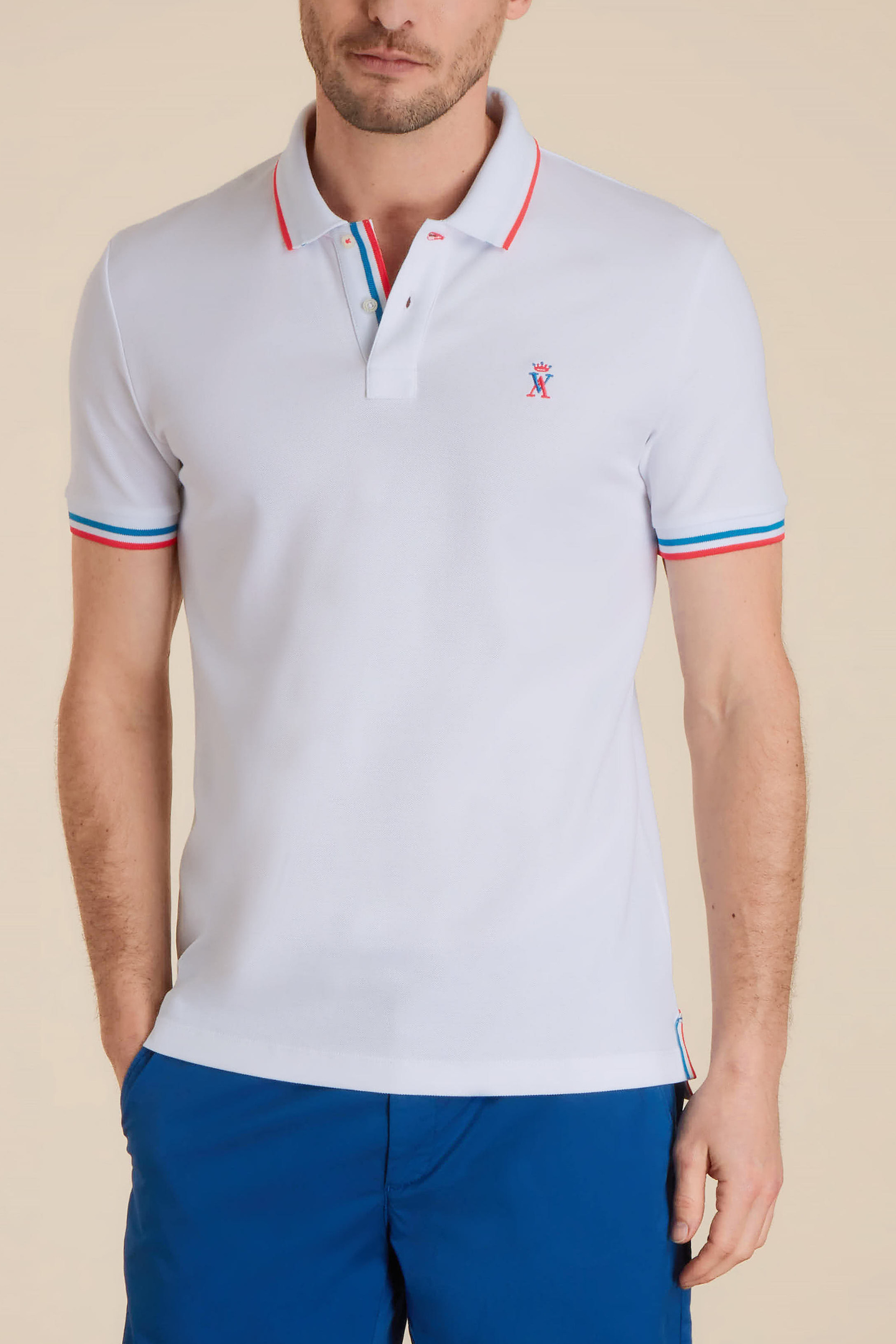 Polo à Détails Fluo