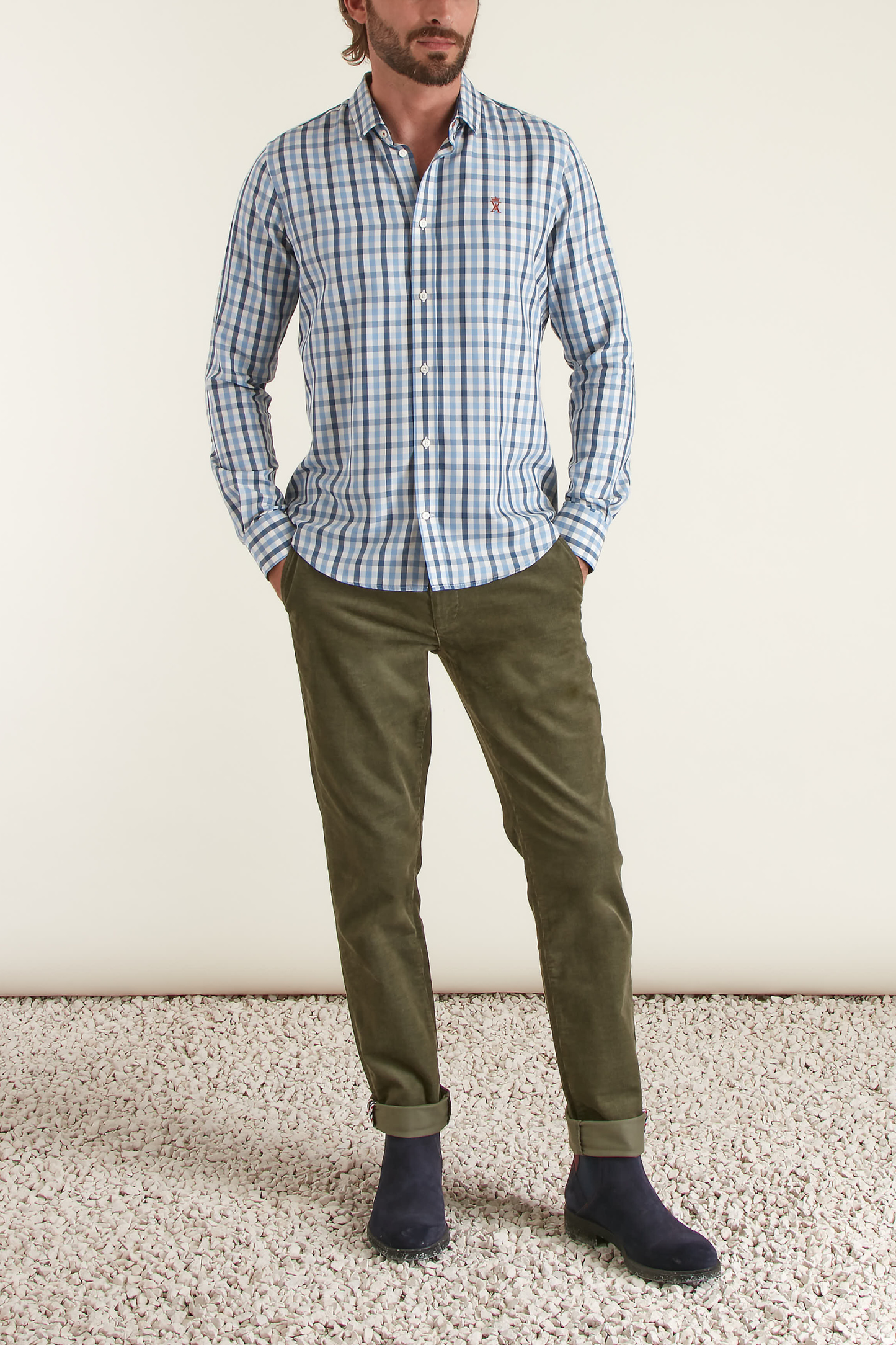 Chemise Slim à Carreaux