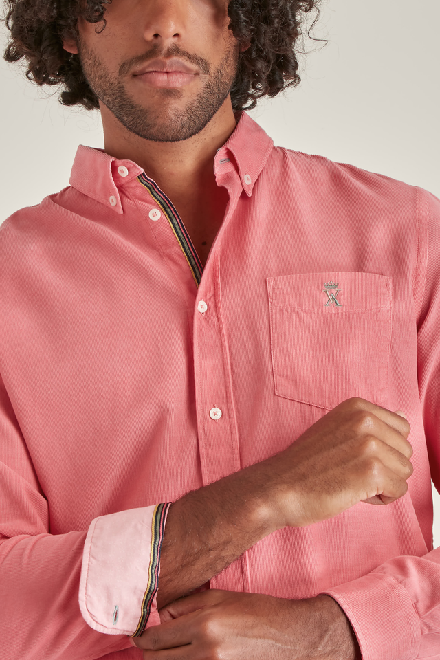 Chemise Regular en Velours - Image principale