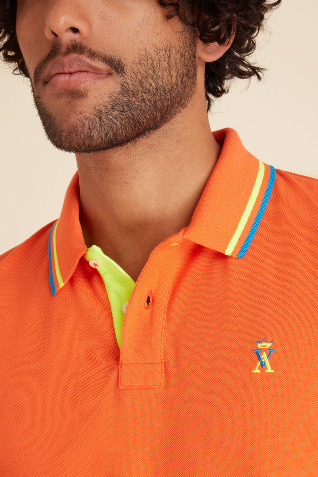 Polo Ajusté Manches Courtes - Image principale