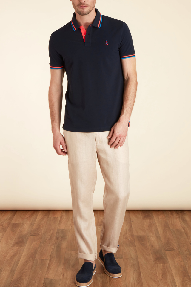 Polo Ajusté Manches Courtes - Image principale