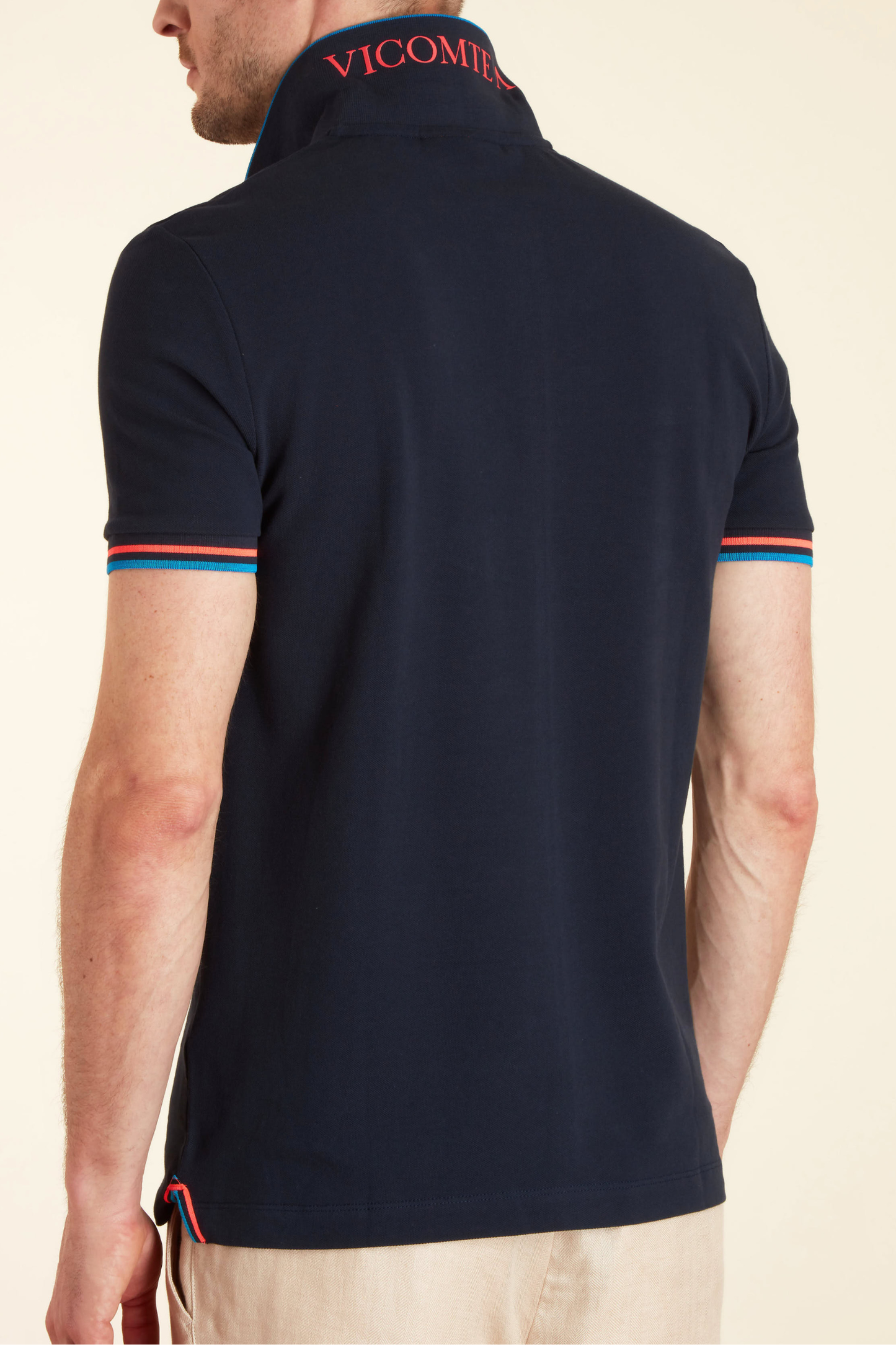 Polo Ajusté Manches Courtes