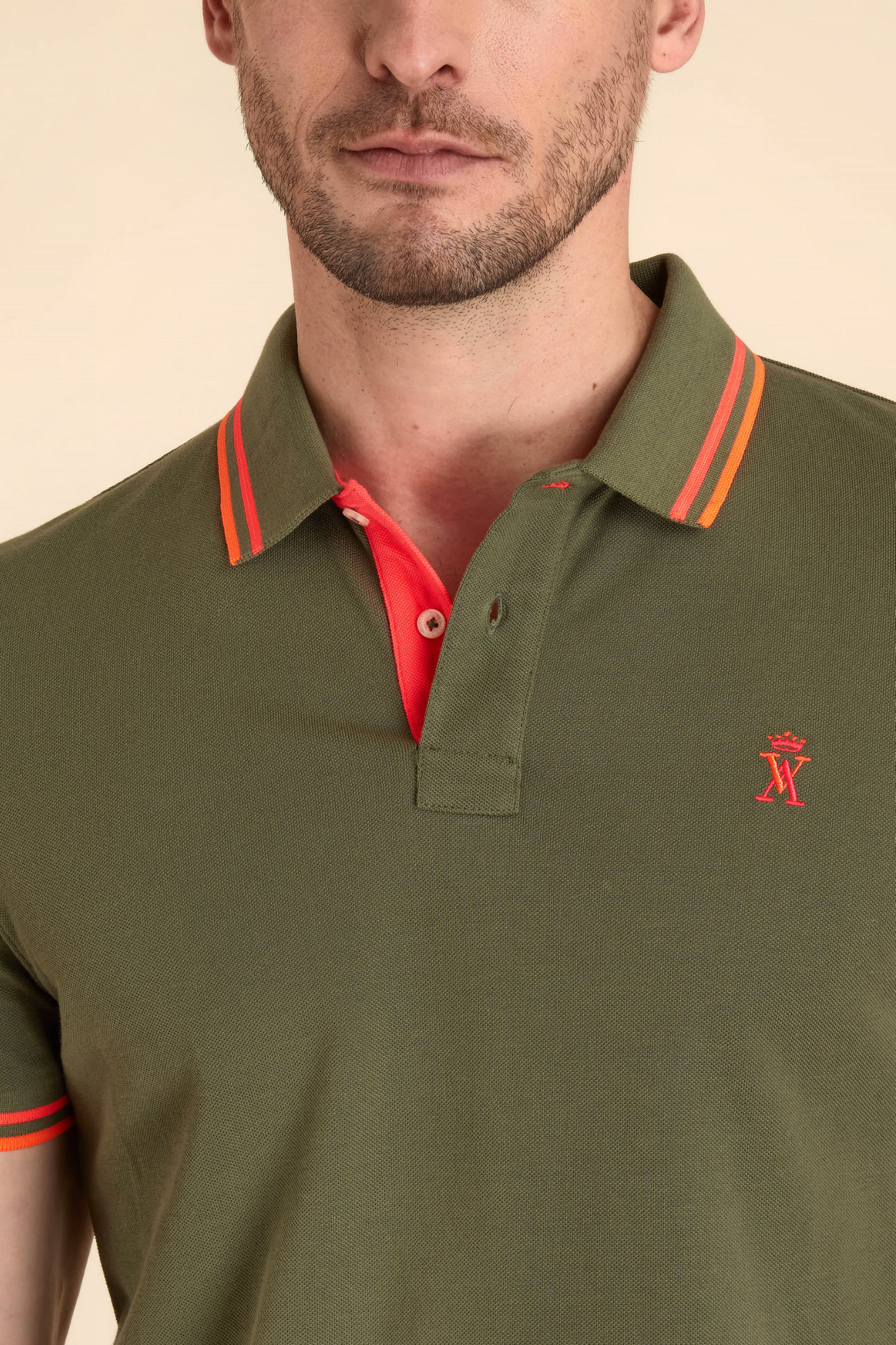 Polo Ajusté Manches Courtes