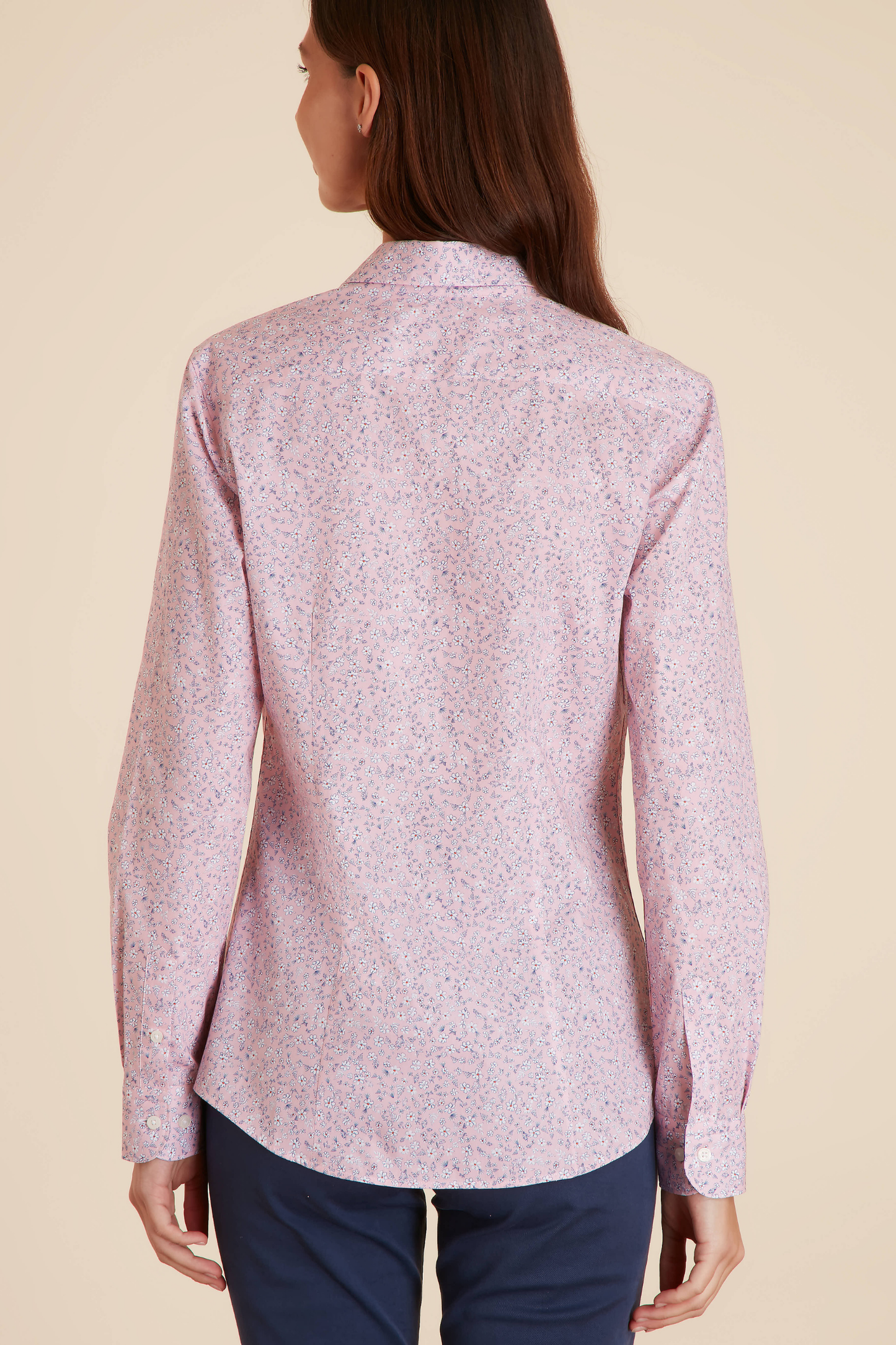 Chemise Slim Motif Printemps