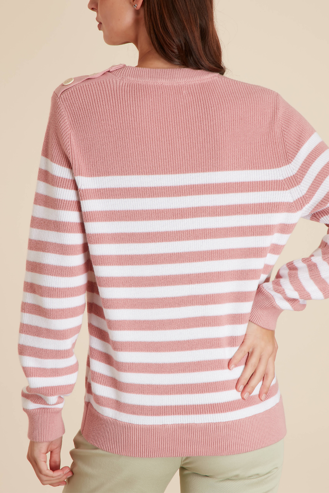 Pull Marinière Col Rond - Image principale