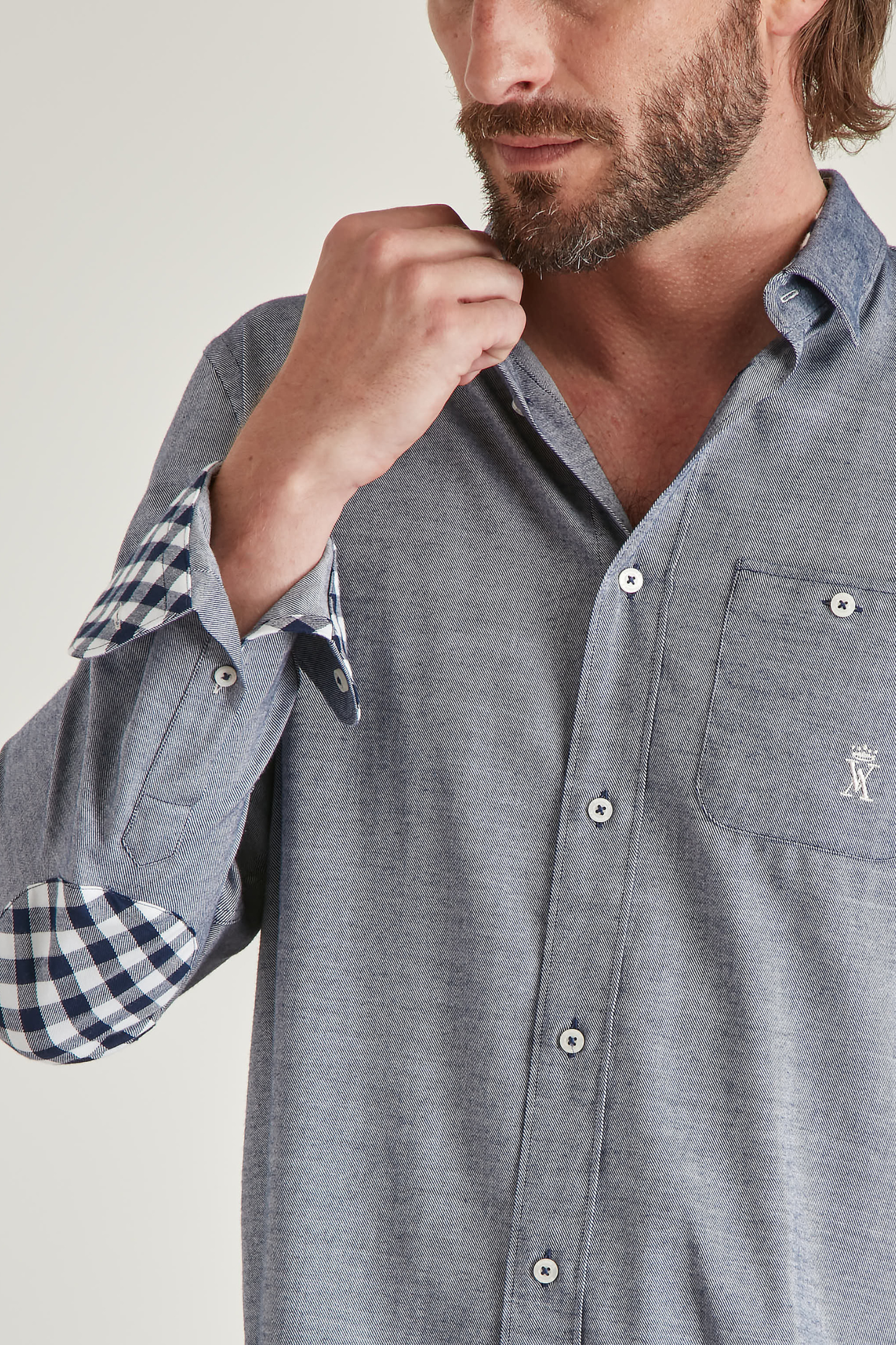 Chemise Regular à Coudières