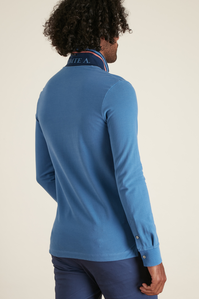 Polo Ajusté Manches Longues - Image principale