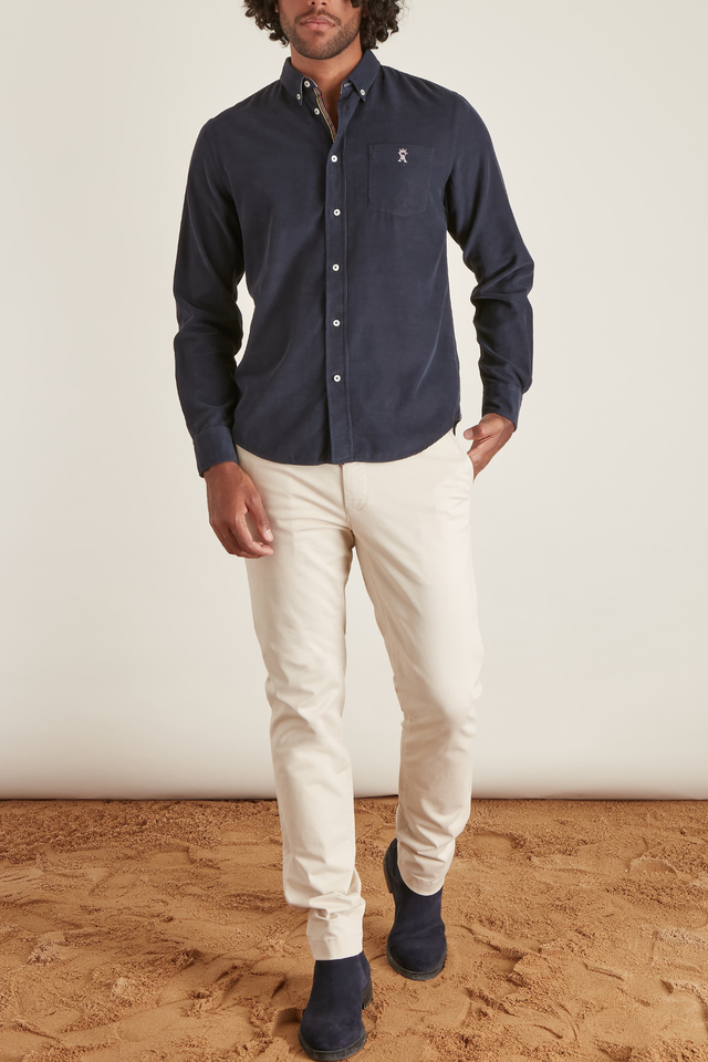 Chemise Regular en Velours - Image principale