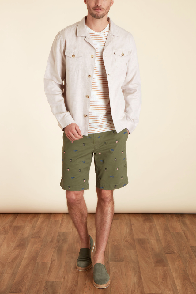 Surchemise Regular à Détails Imprimé - Image principale