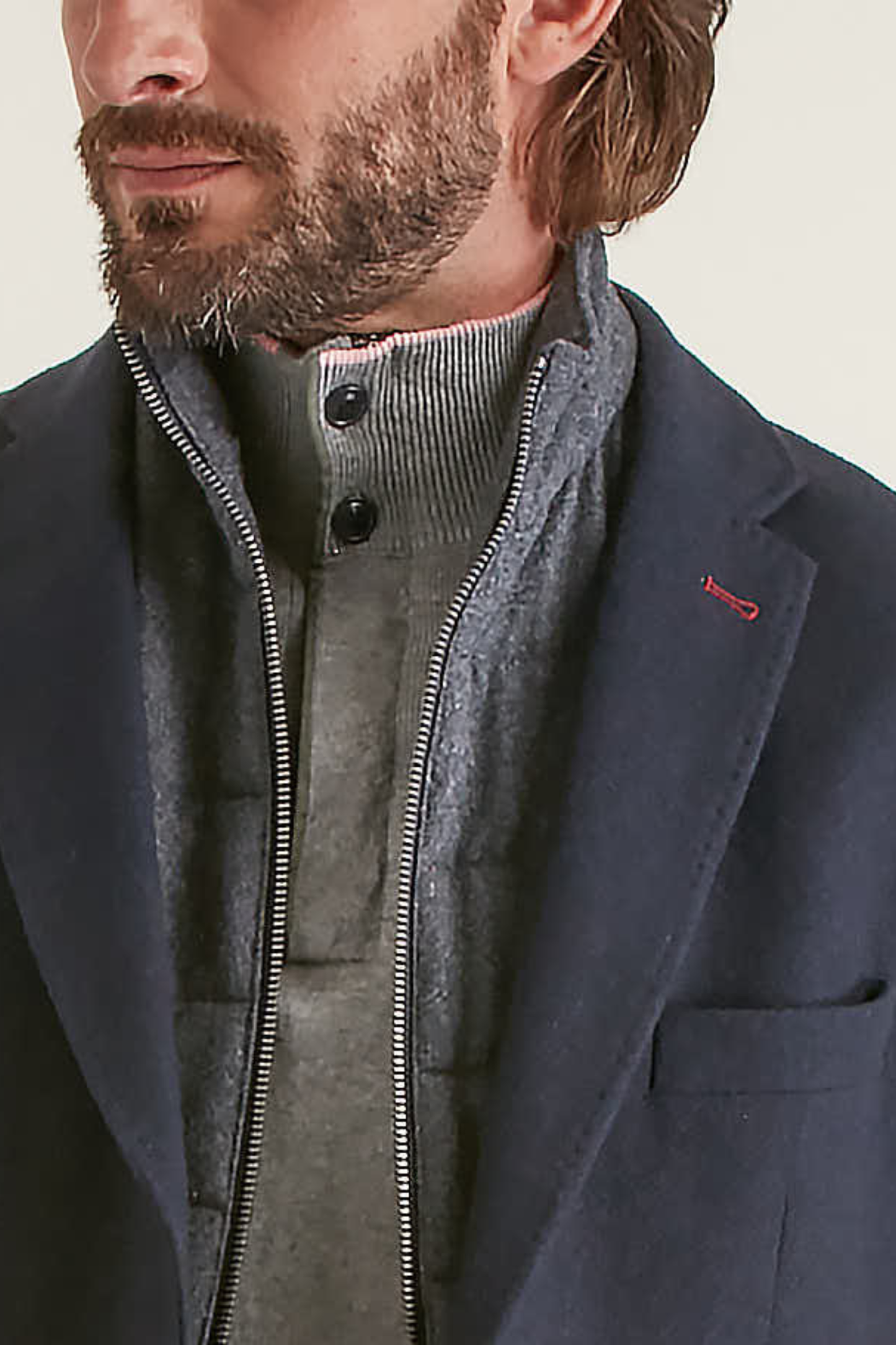 Blazer avec Parmenture Amovible