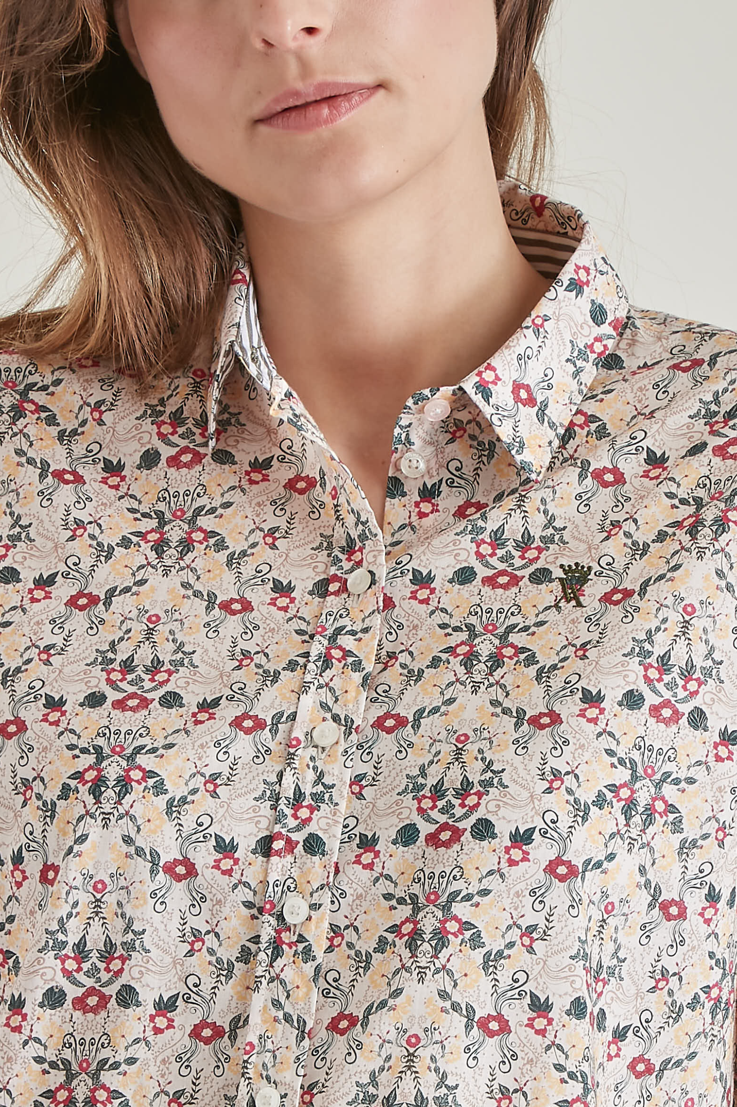 Chemise Slim à fleur