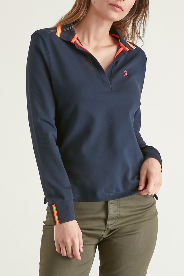 Polo Femme à Manches Longues - Image principale