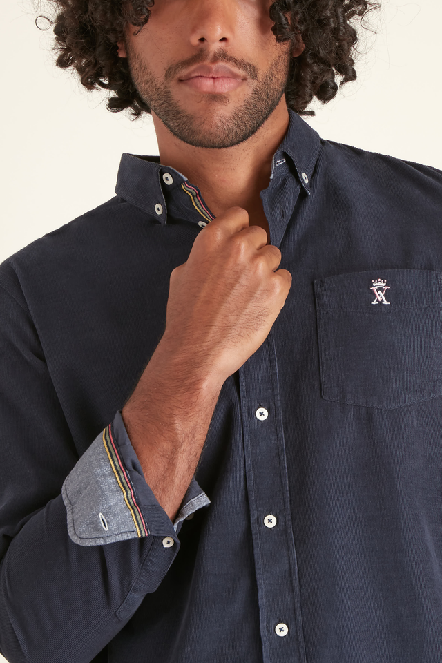 Chemise Regular en Velours - Image principale