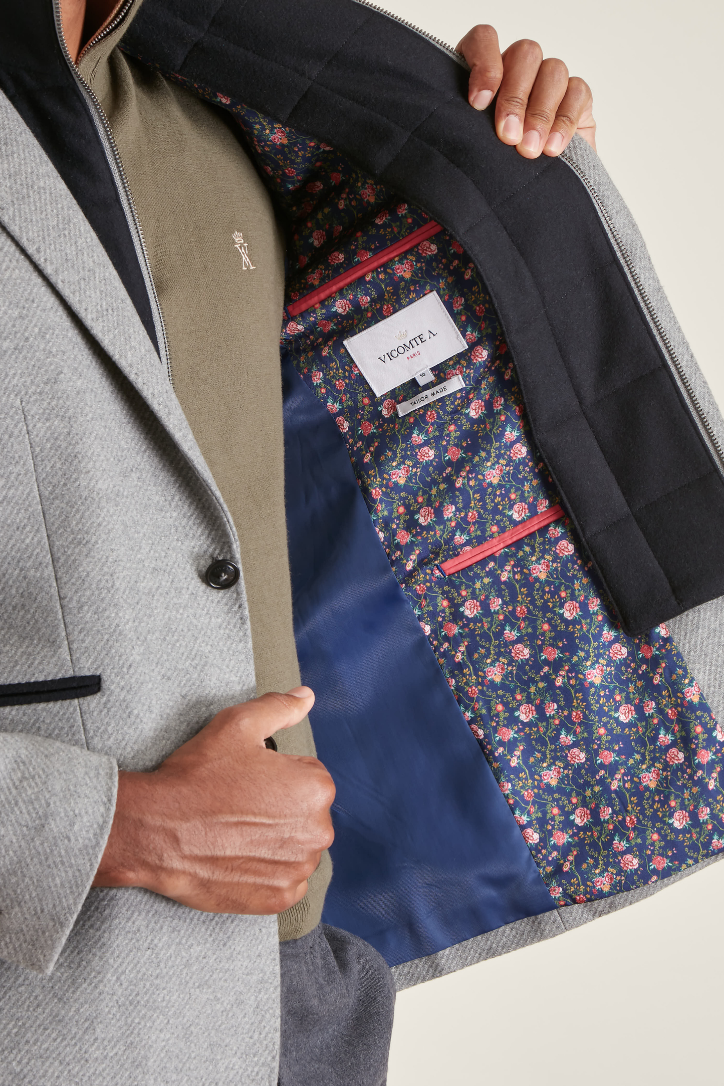 Blazer avec Parmenture Amovible