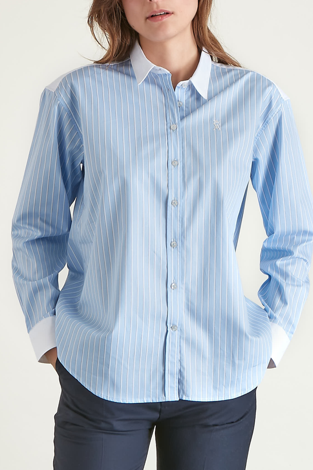 Chemise Bicolore à Rayures - Image principale