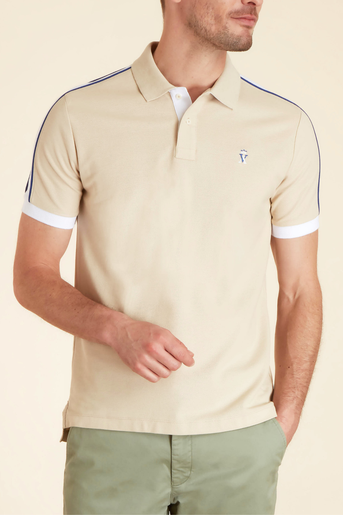 Polo Pilote Tricolore