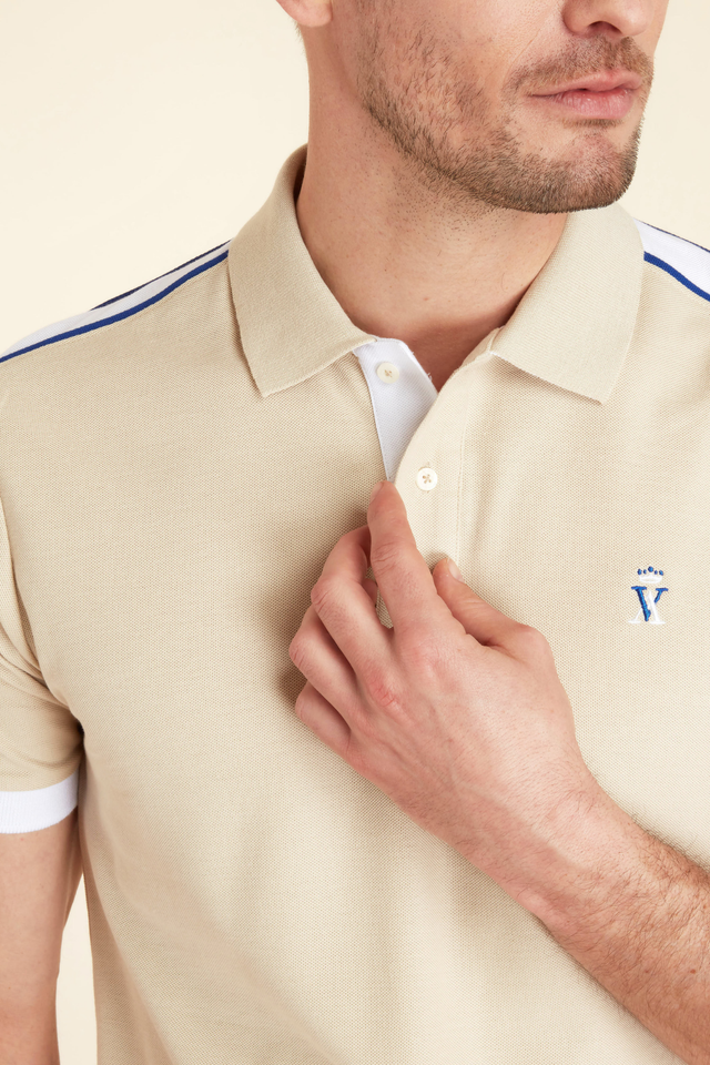 Polo Pilote Tricolore - Image principale