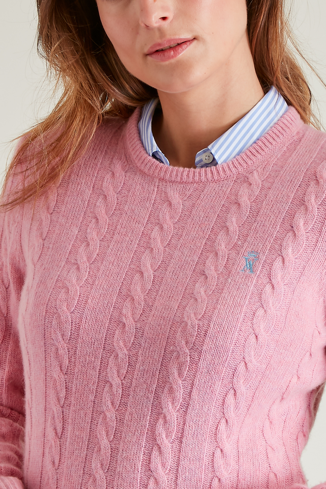 Pull Torsadé uni - Image principale
