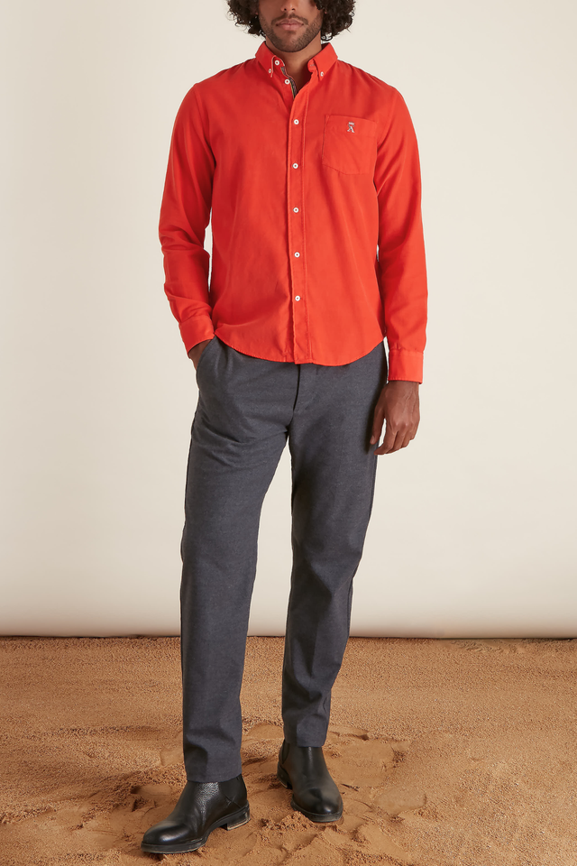 Chemise Regular en Velours - Image principale