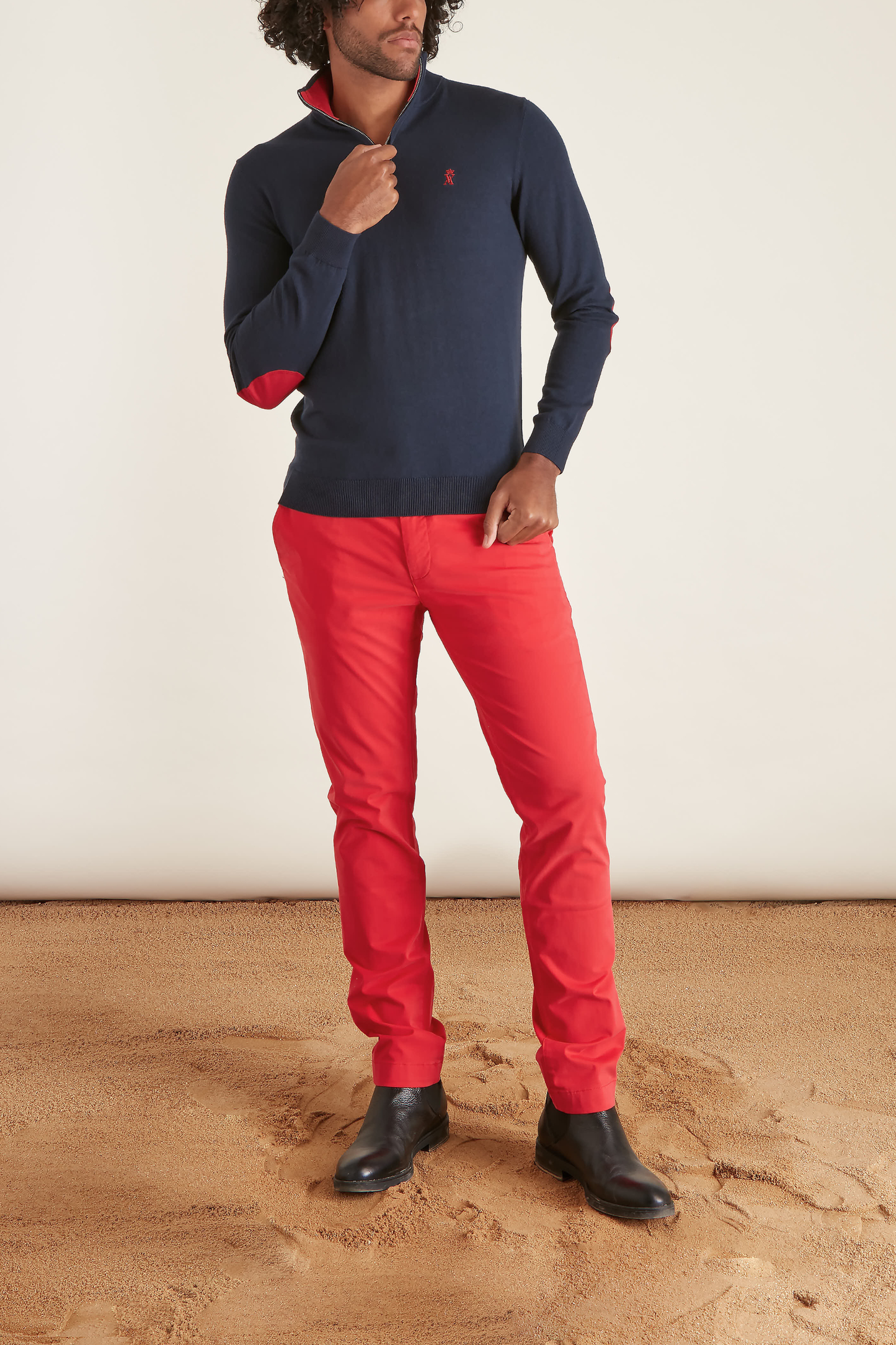 Pull Keaton Col Zippé